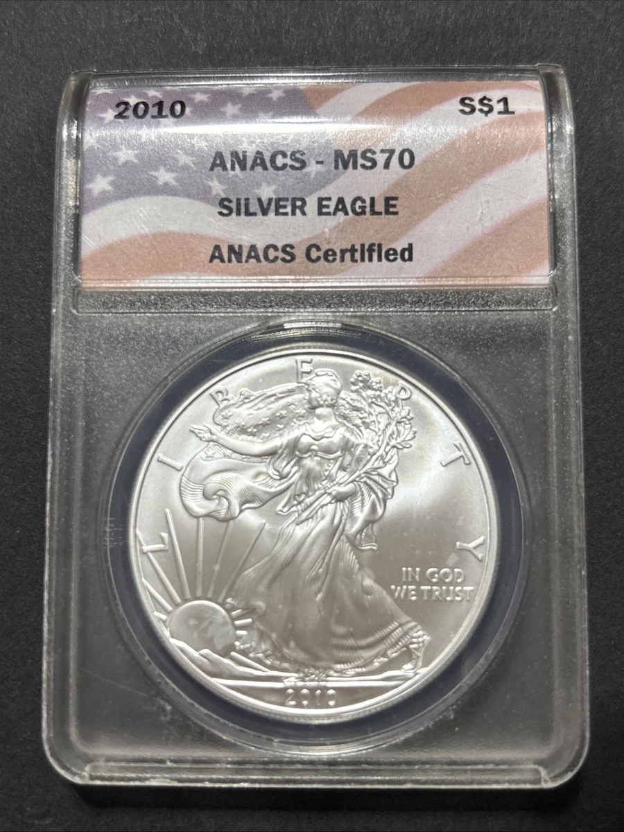 U.S. Mint 2010 ANACS Certified Silver Bullion Coins for sale | eBay
