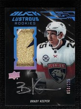 2019 SPx UD Black Lustrous Rookie /125 Tier 1 Brady Keeper #LR-BK Patch Auto 8tn