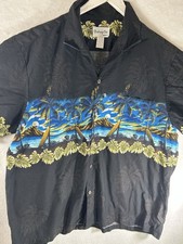 Hawaiian Shirt Bishop St. Apparel Camp Made in Hawaii Cotton Men's 3XL Camp