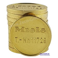 50 x Wertmarke Miele WM 8 (11729) Waschmarke für Miele Kassiergerät und Münzer