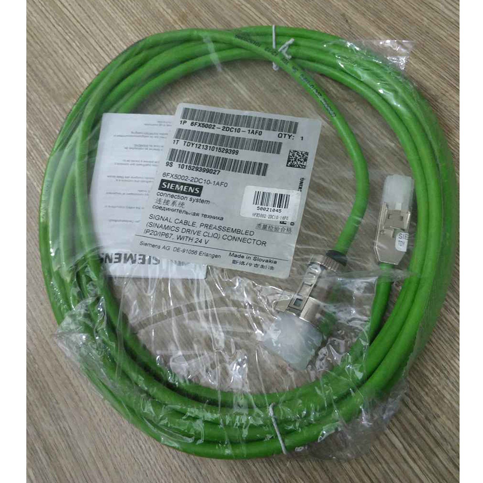 SIEMENS 6FX5002-2DC10-1AF0 Encoder Cable 5m New One 6FX5 002-2DC10