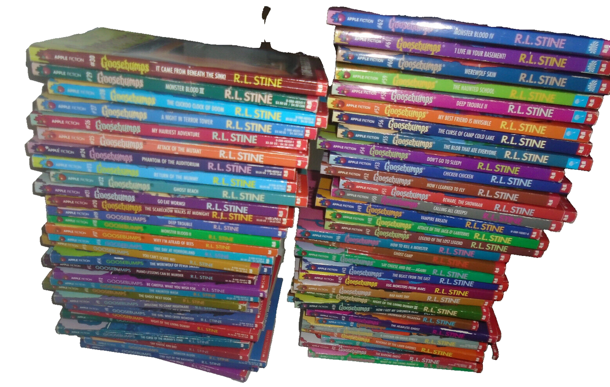 62 complete original set Goosebumps books-R.L.Stine -2