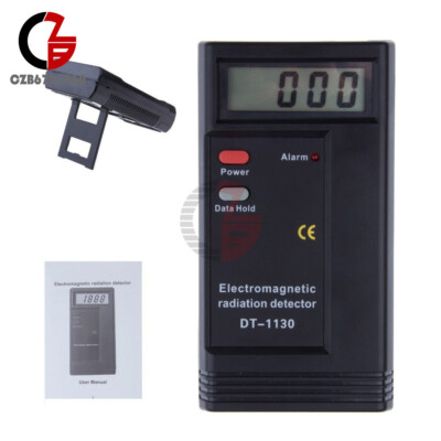 Digital EMF Meter Electromagnetic Radiation Detector Measuring Audio LED Alarm