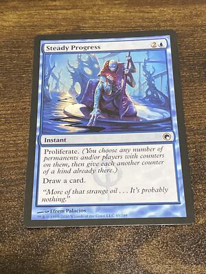 Steady Progress 45/249 Scars of Mirrodin Magic The Gathering MTG D5961*
