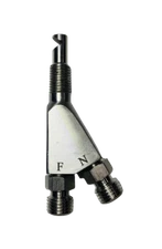 8 Nitrous Oxide Wet Nozzles Direct port 1/16" NPT Stainless Steel 90 degree NEW