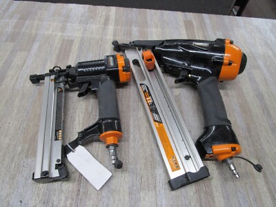2 PC Freeman ANGLE Finish Nailer PFN1564 NARROW CROWN STAPLER PST9032Q AIR TOOLS