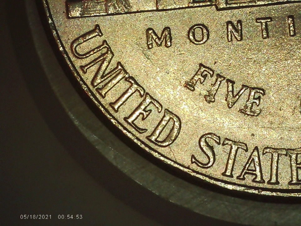 2011-P Jefferson Nickel DDO & 5FS Five full steps, O error in Monticello RARE 5c - Image 4 of 4