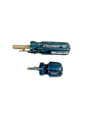 PICQUIC Multi Bit Screwdrivers - SixPac Plus & Stubby  ''Smoke Black''