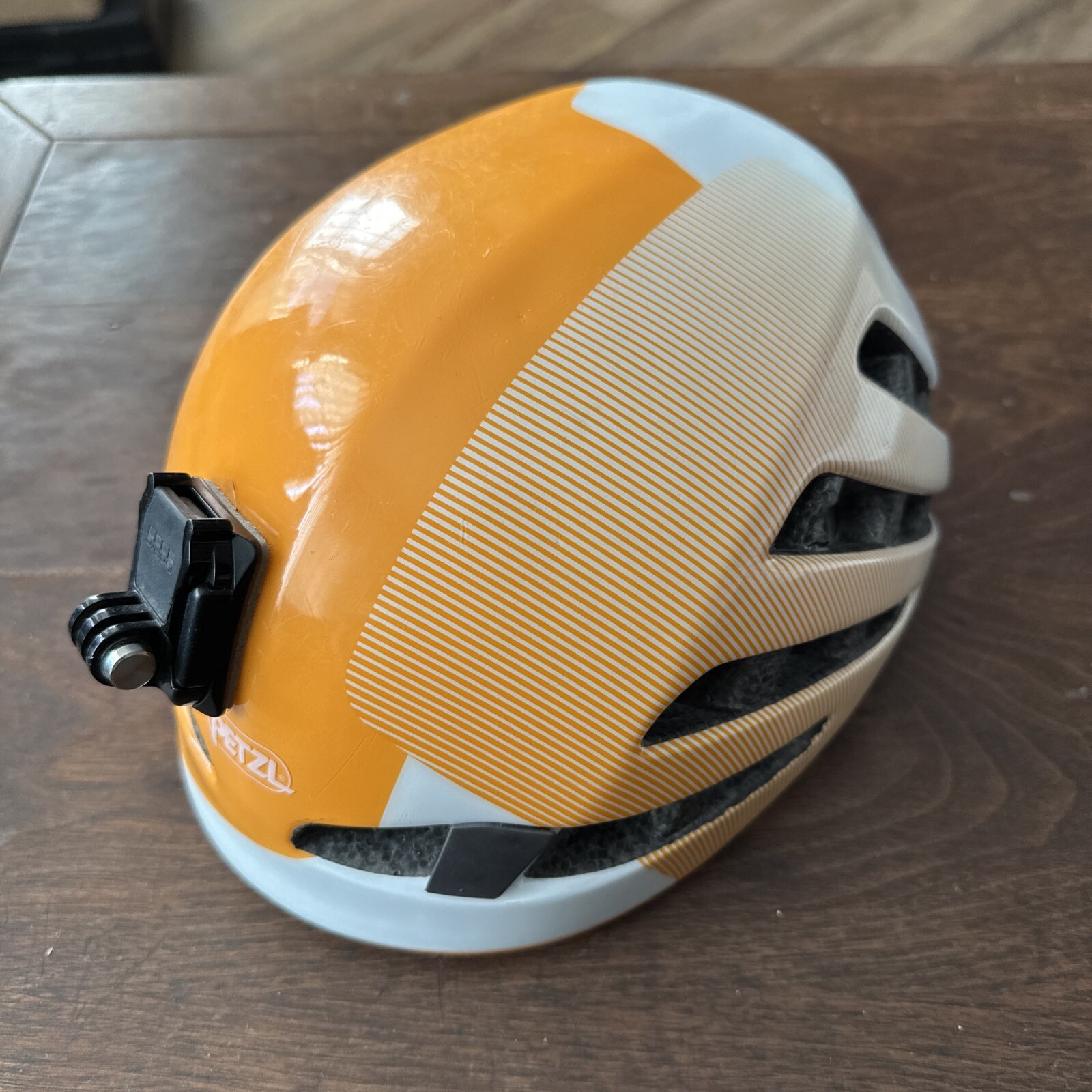 Casco Petzl Meteor Naranja Montañismo Comercio Deporte Escalada
