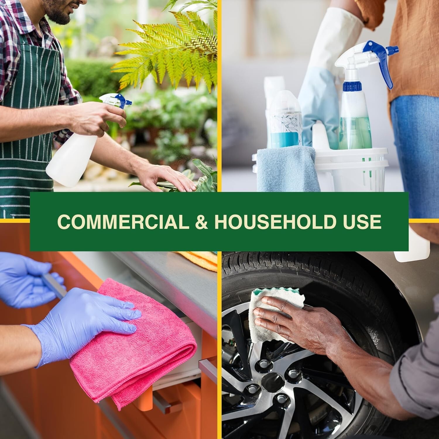 Ergonomic and Leak-Proof Trigger Nozzle Replacements - For 8-32 Oz Sprayers