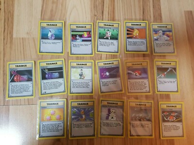 Pokemon Karten - Trainer Karten - Base Set - 1999