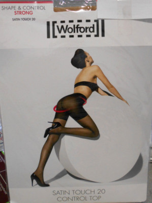 Wolford Satin Touch 20 Shape & Control Top Strong Größe S Farbe Gobi