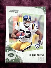 Shonn Greene 2010 Score Color Blast Match #205 MINT NY Jets Jersey Iowa Hawkeyes