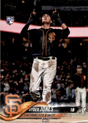 2018 Topps Update Ryder Jones Rookie San Francisco Giants #US57 MLB Baseball