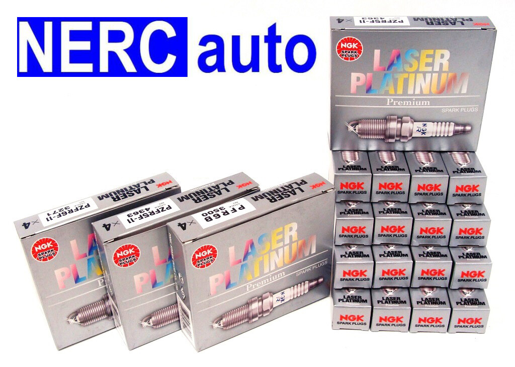 NGK LASER PLATINUM Platinum Spark Plugs PFR6G11 5555 Set of 16