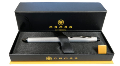 Cross Tech3+ Brushed Chrome PVD Multifunction Pen & Pencil New In Box At0090-21