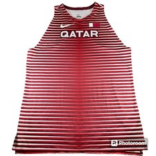 Camiseta sin mangas Nike Pro Elite Qatar Team Issue Olympic CI8814-611 para hombre XXL nueva
