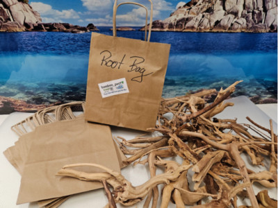   TOP ANGEBOT ROOT BAG 4 Stück Moorkienwurzel- Spiderwood    Aquarium Wurzel