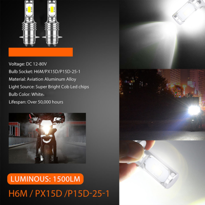 2-Pack 70W LED Headlight Bulbs – 6000K White, Fits Kawasaki KFX450R 2008-2011 & Universal ATVs