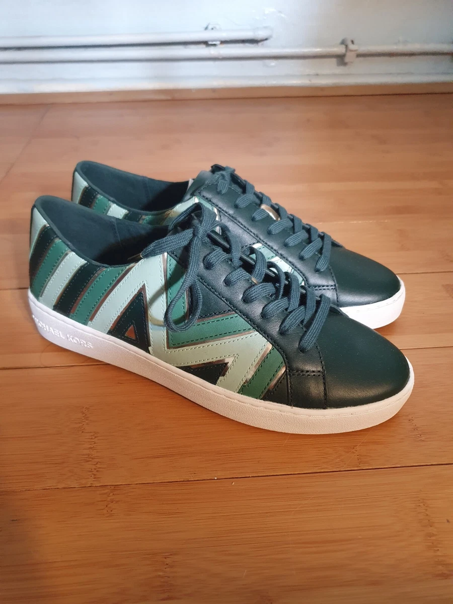 Michael kors hotsell leather trainers