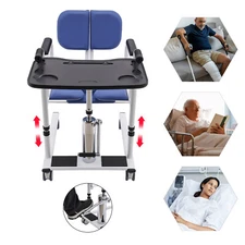 Hydraulic Patient Lift Transfer Chair for Home, 330.7 Lbs Transfer Nursing Chair