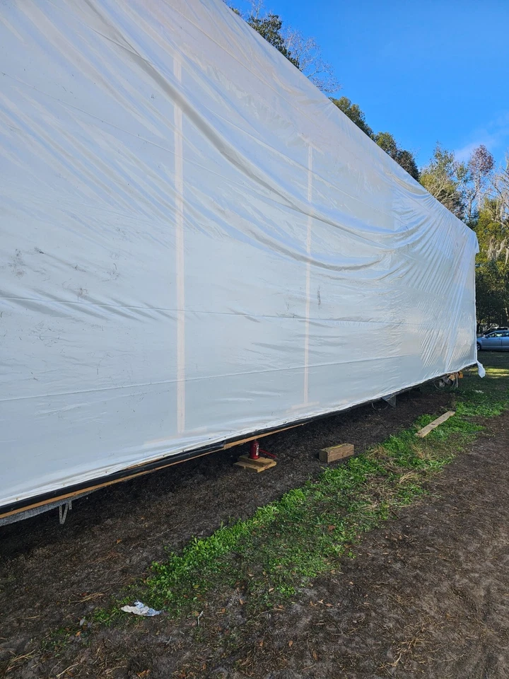 2010 liberty log cabin double wide mobile home 78x32 - Image 3 of 4