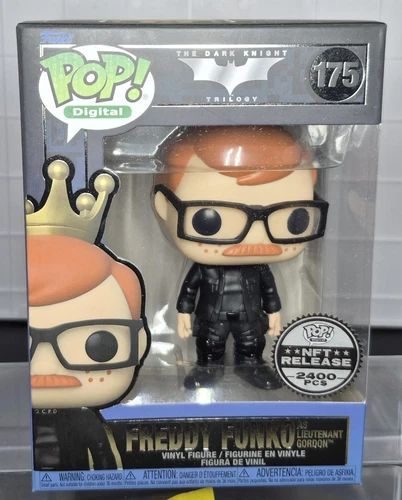 Funko Pop Freddy Batman Dark Knight  Lieutenant Gordon- #175 LE 2400 + Soft Case