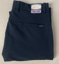 New GREG NORMAN Men's Stretch Flex ML75 Performance Chino Pants NAVY BLUE 30x29