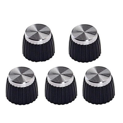 Boutons D'amplificateur AMP 5 Pièces Avec Capuchon Doré - Photo 1/4