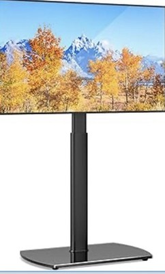 YOMT Universal TV Floor Stand with Mount for 27-70 Inch LCD LED OLED TVs, Swivel