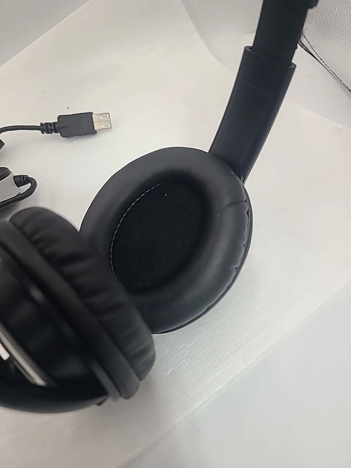 Microsoft LifeChat LX-3000 Black USB Headset Headphones - Image 4 of 4