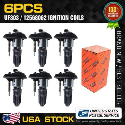 6X Ignition Coil For Cassette 02-05 Chevy Trailblazer Canyon Envoy GMC UF303