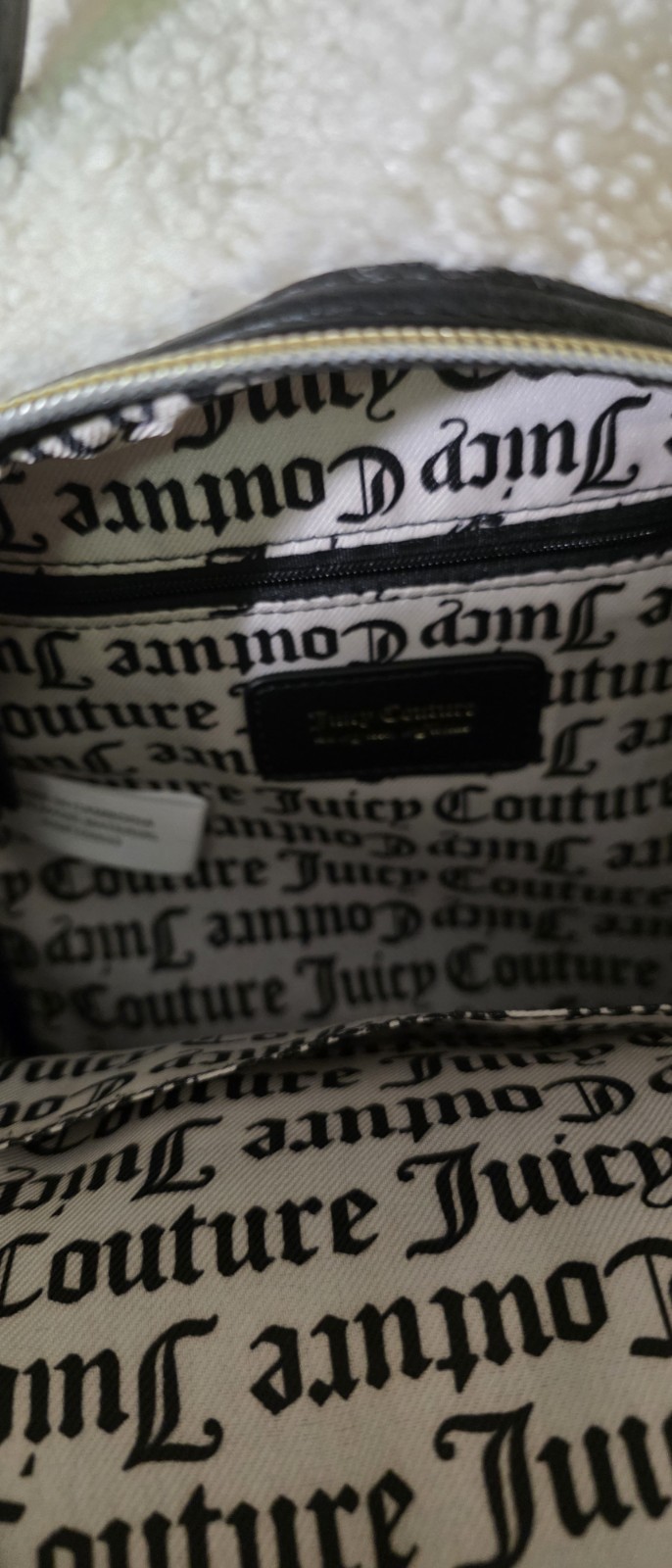 Juicy Couture Flashback Small Backpack Black Faux… - image 3