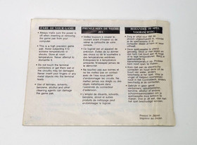 Bubble Bobble Nintendo NES Instruction Booklet Manual FRA