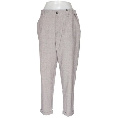 Pull & Bear, Stoffhose, Größe: L, Grau, Elasthan/Polyester/Viskose #VAZ