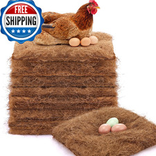 Yerliker 24 Pack Chicken Nest Box Pads Laying Hen Nesting Box Liners Nesting Pad