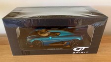 GT SPIRIT KOENIGSEGG AGERA RSR BLUE & BLACK GT390 1/18