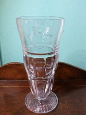 Country Core Steak 'n Shake Embossed Milkshake Sundae Soda Glass 