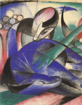 Franz Marc - Zeichnungen und Aquarelle Moeller, Magdalena M. Stut