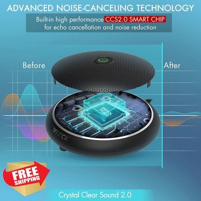 CMTECK Conference USB Microphone, Desktop PC Mic, Mute Function