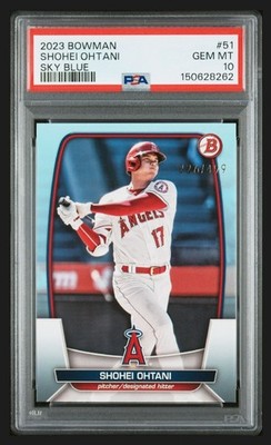 2023 Bowman - Shohei Ohtani #51 Sky Blue /499