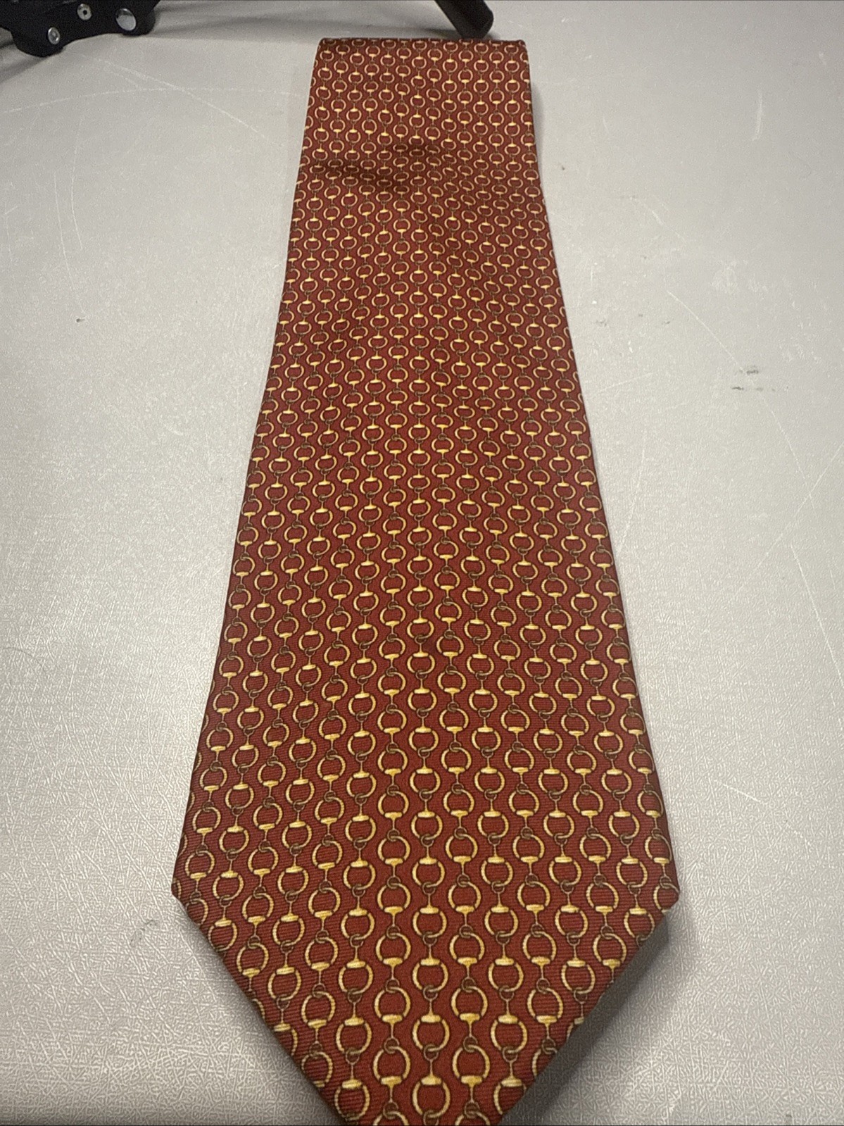 Paolo Gucci Tie 100% Silk Made In Italy