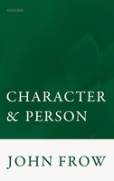 Character & Person C | Frow | Buch | Gebunden | Englisch | 2014 | Academic