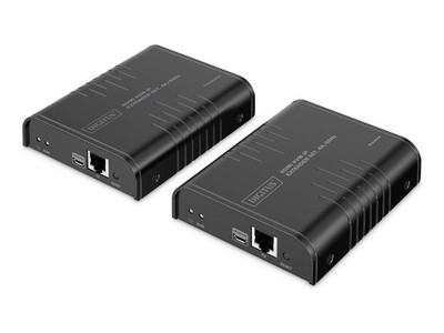 DIGITUS HDMI KVM IP Extender Set 4K/60Hz Kvm Switch USB 2.0 CAT 6 200 DS-55355