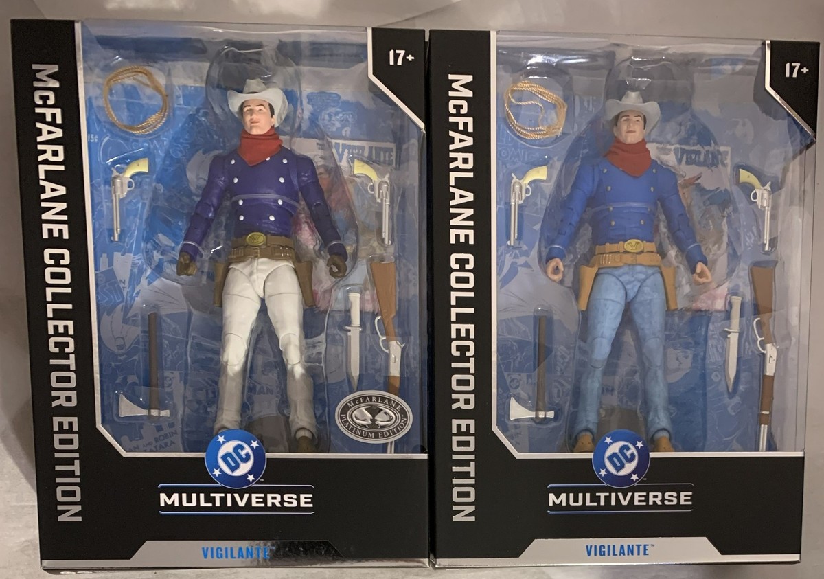 McFarlane Vigilante All Star Squadron #56 & PLATINUM DC Multiverse