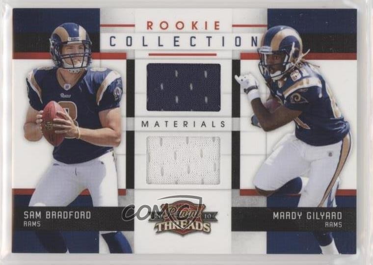 2010 Panini Threads 57/299 Sam Bradford Mardy Gilyard #9 RC 04uj