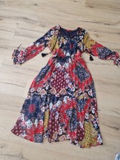 S Oliver Kleid Boho bunt Gr 42 Top Zustand