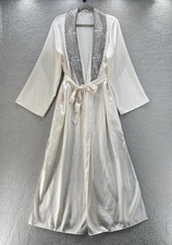 Valerie Stevens Robe Women Medium Cream Black Mesh Designer Wedding Special 