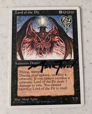 Lord of the Pit ARTIST PROOF Mark Tedin Signed Magic MtG Rare