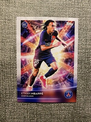 2023-24 Topps PSG Team Set Ethan Mbappe Light Up Insert #29 Rookie Card - RC